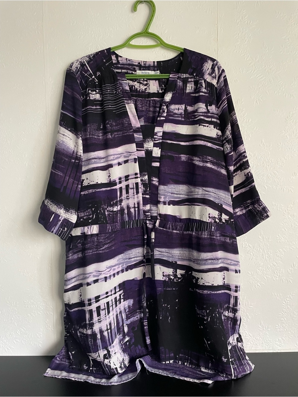Reitmans Purple Abstract Print Women's Tunic Dress